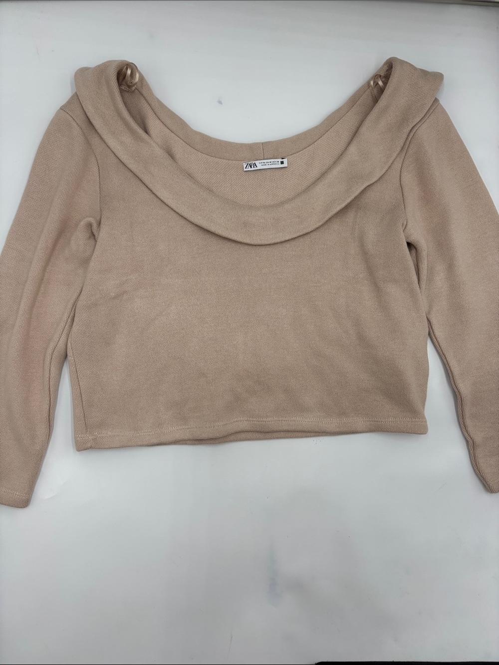 Zara Off-The-Shoulder Cotton Top